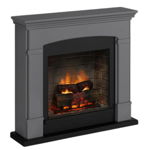 Камінокомплект Tagu HELMI PowerFlame 2 з обігрівом (сірий)
