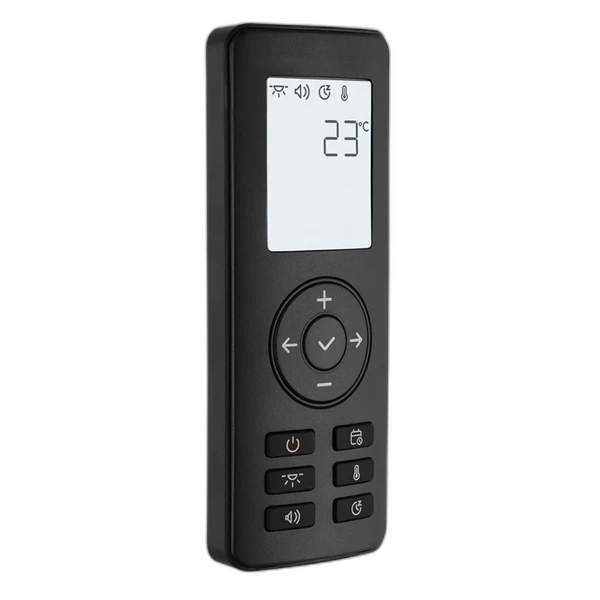 Камінокомплект Tagu HELMI PowerFlame 2 з обігрівом (сірий)