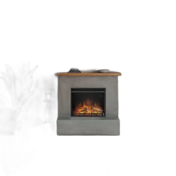 Камінокомплект Tagu ROLF PowerFlame з обігрівом (сірий)