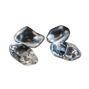 Декоративна галька FIRE GLASS - прозорий кристал Kratki