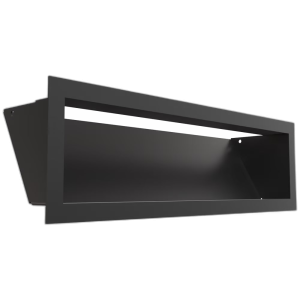 Камінна решітка LUFT чорна 12x40 Slim Kratki