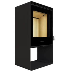 Піч сталева M-Fire Santorini з дровником (12kW)
