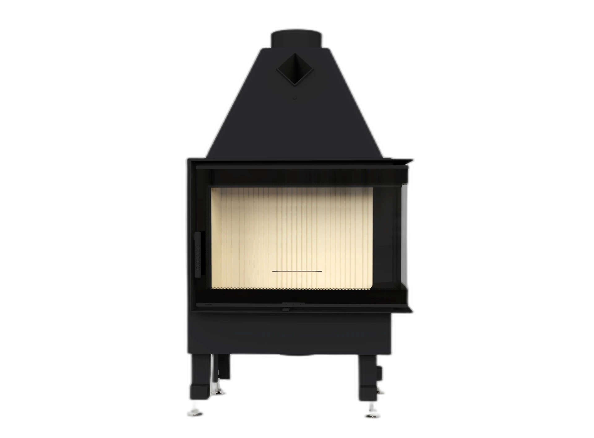 Камінна топка M-FIRE 70 кутова права (15kW)