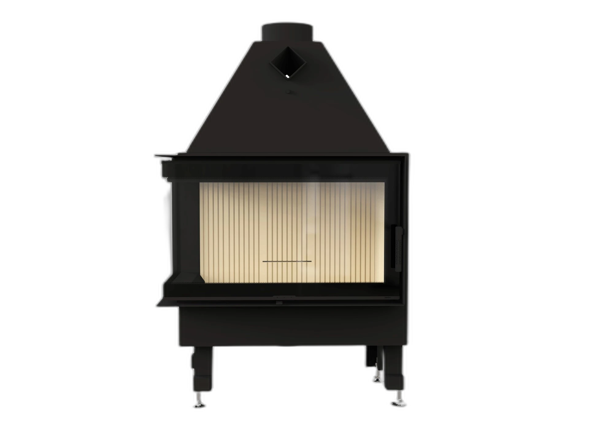 Камінна топка M-FIRE 80 кутова ліва (17kW)