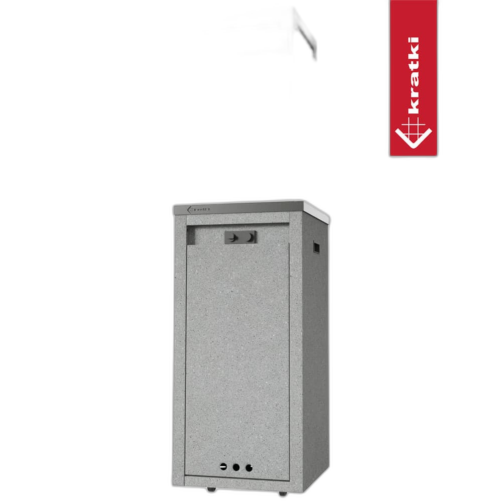 Газовий обігрівач Kratki PATIO LIGHT граніт (8,2 кВт)