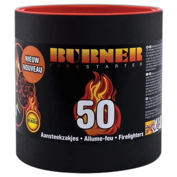 Розпалювач вогню BURNER туба 50 шт.