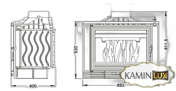 Камінна топка UNIFLAM 700