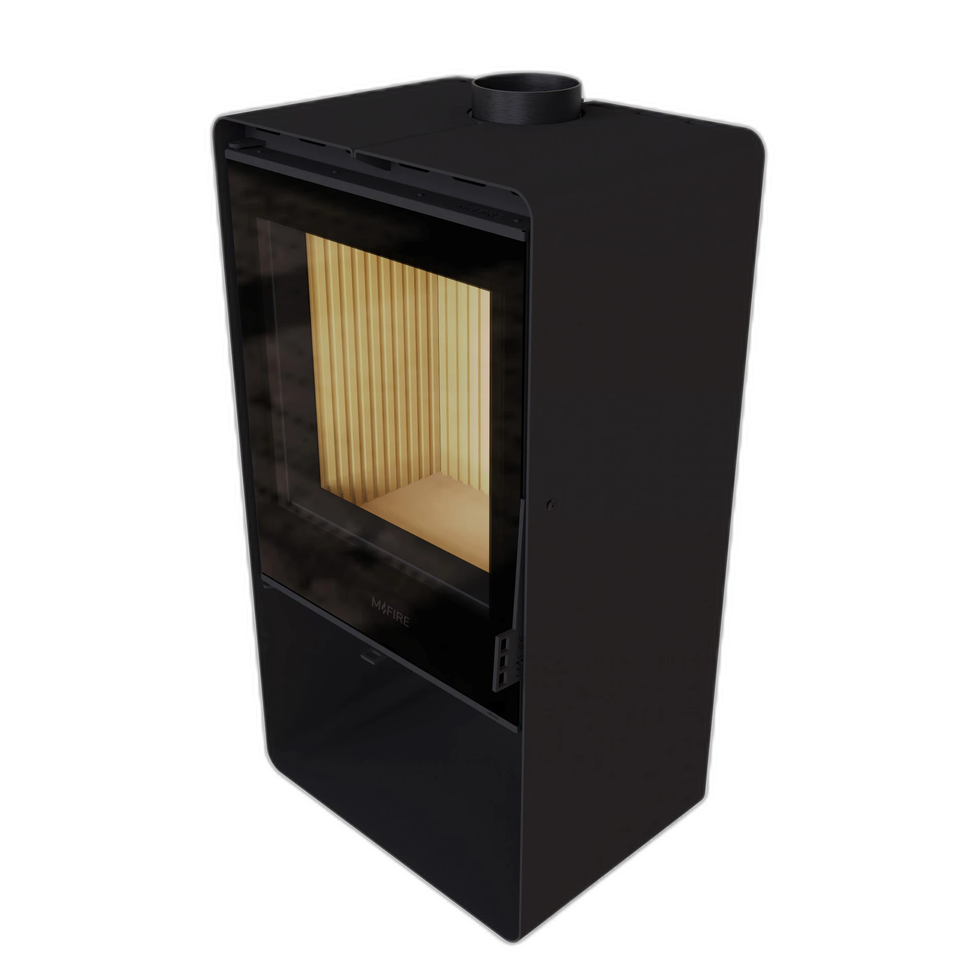 Піч сталева M-Fire Santorini з дровником (12kW)