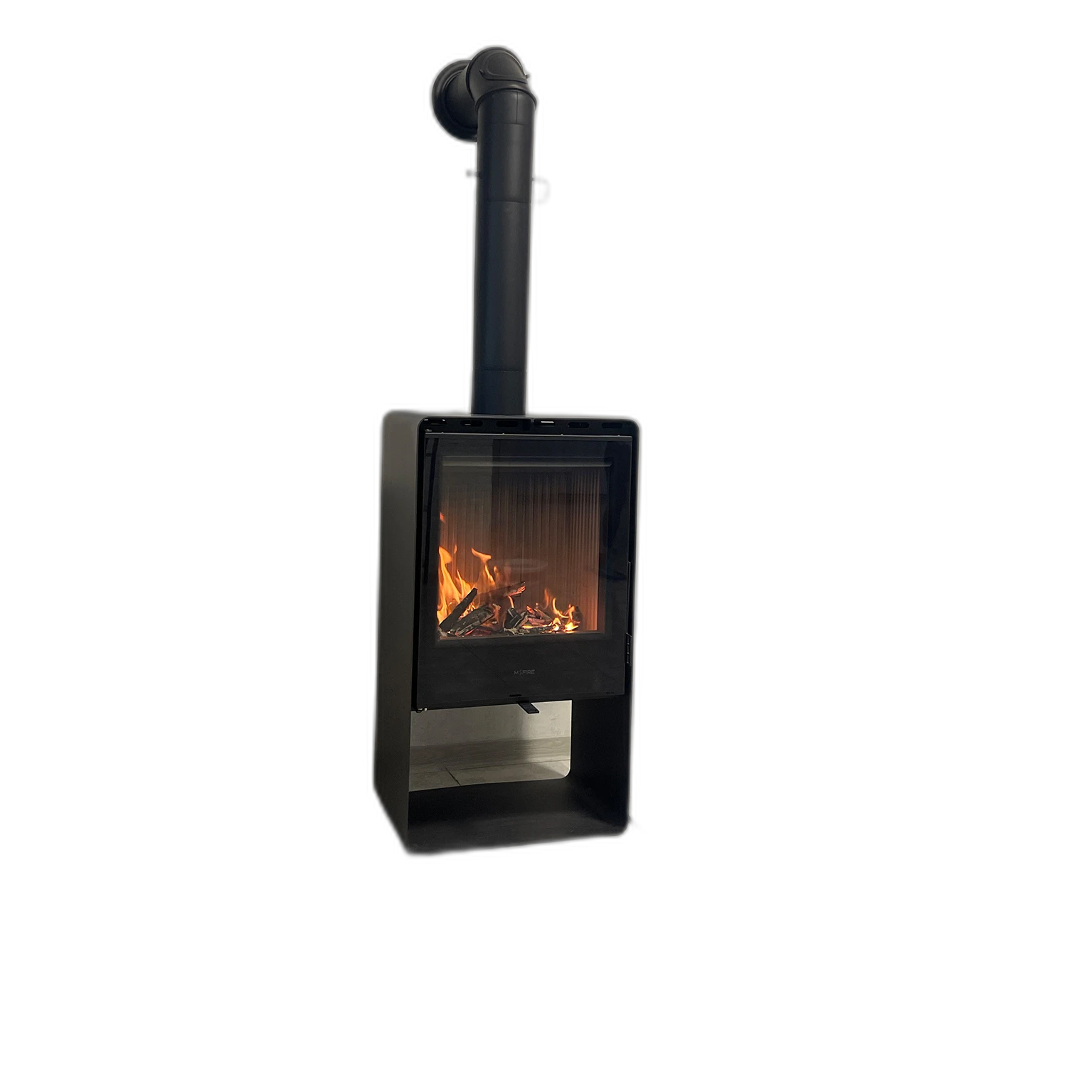 Піч сталева M-Fire Santorini з дровником (12kW)
