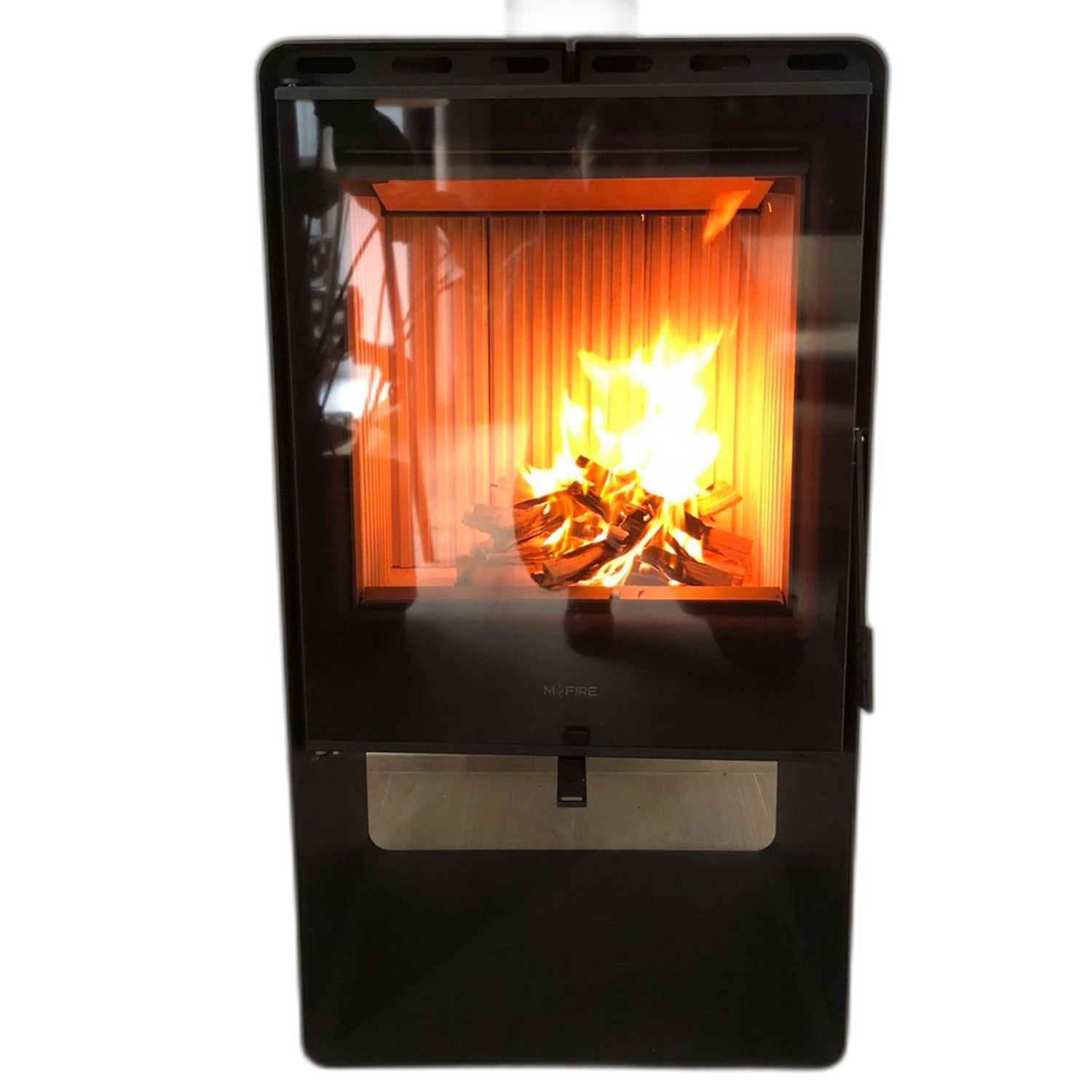 Піч сталева M-Fire Santorini з дровником (12kW)