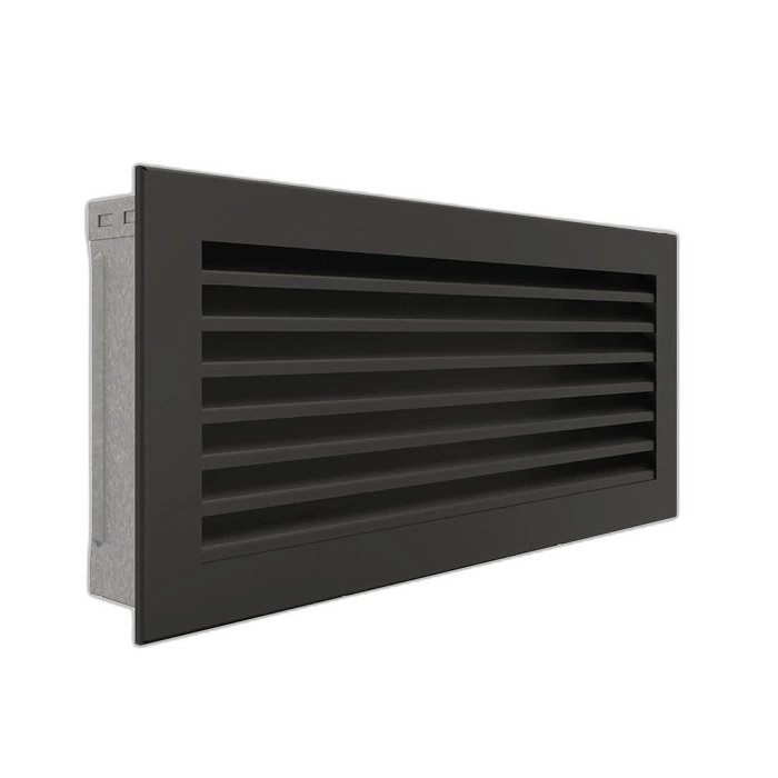 Вентиляційна решітка для каміна SAVEN Hide 17x37 чорна