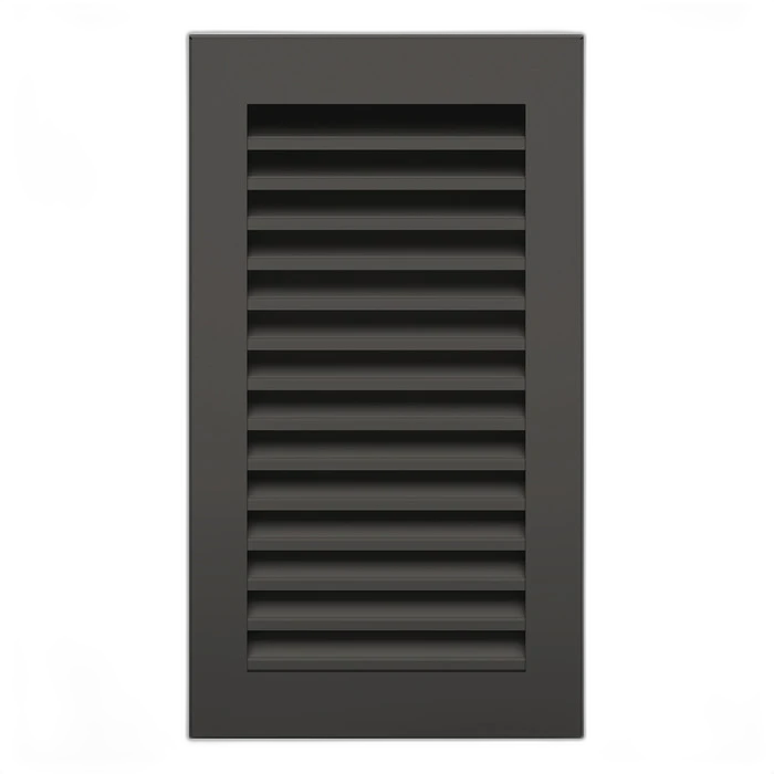 Вентиляційна решітка для каміна SAVEN Hide Vertical 30x17 чорна