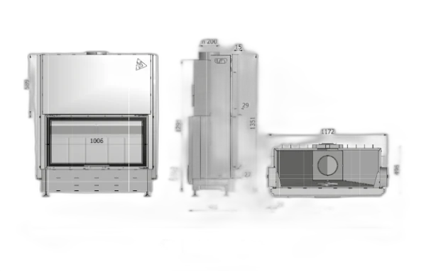 Біокамін Kratki ECHO PAR 70