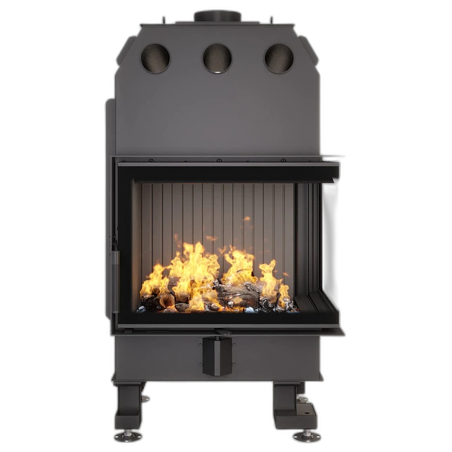 Камінна топка кутова SAVEN Energy 65x50x47R Black (14,5 kW) ECO