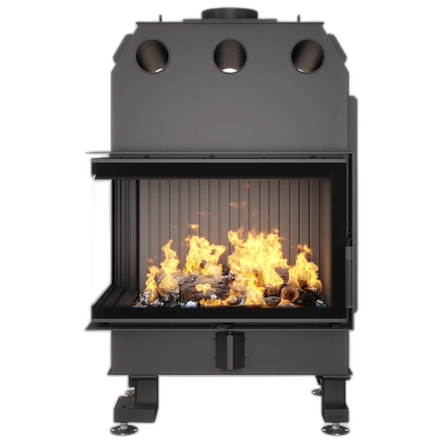 Камінна топка кутова SAVEN Energy 75x50x47L Black (15,1 kW) ECO