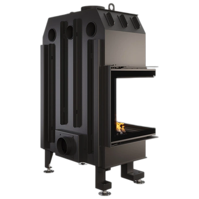 Камінна топка кутова SAVEN Energy 75x50x47L Black (15,1 kW) ECO