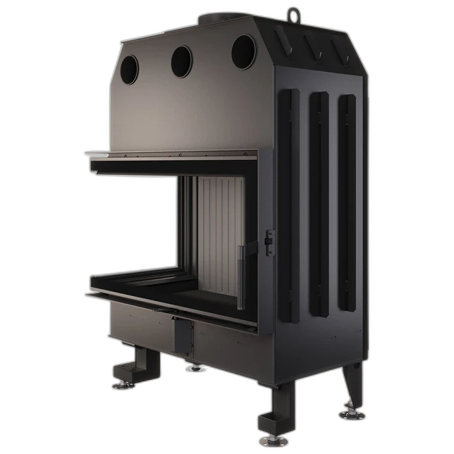 Камінна топка кутова SAVEN Energy 85x50x47L Black (17,0 kW) ECO