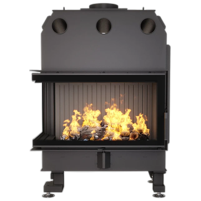 Камінна топка кутова SAVEN Energy 85x50x47L Black (17,0 kW) ECO