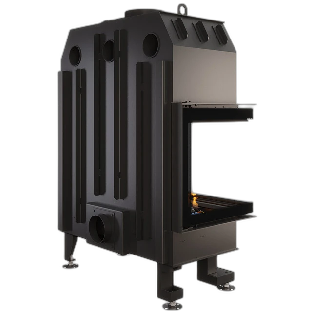 Камінна топка кутова SAVEN Energy 85x50x47L Black (17,0 kW) ECO