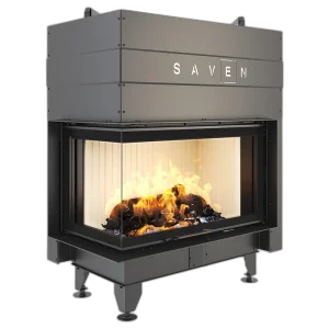 Камінна топка кутова SAVEN Energy Up 85x50x47L (17,0 kW) ECO
