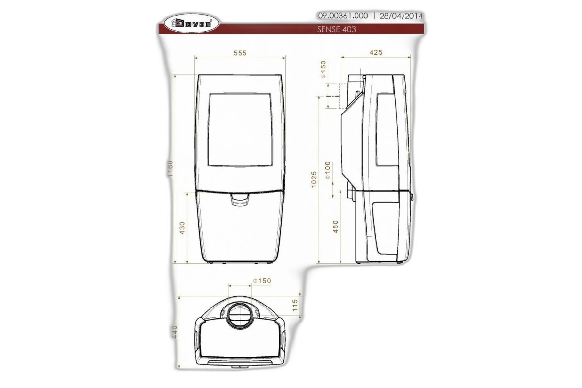 Чавунна Піч Dovre Sense-403