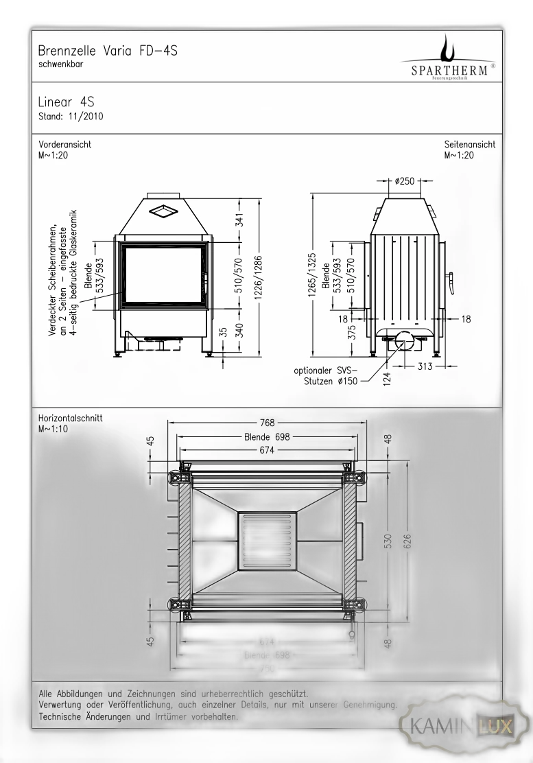 Камінна топка Spartherm Varia FD
