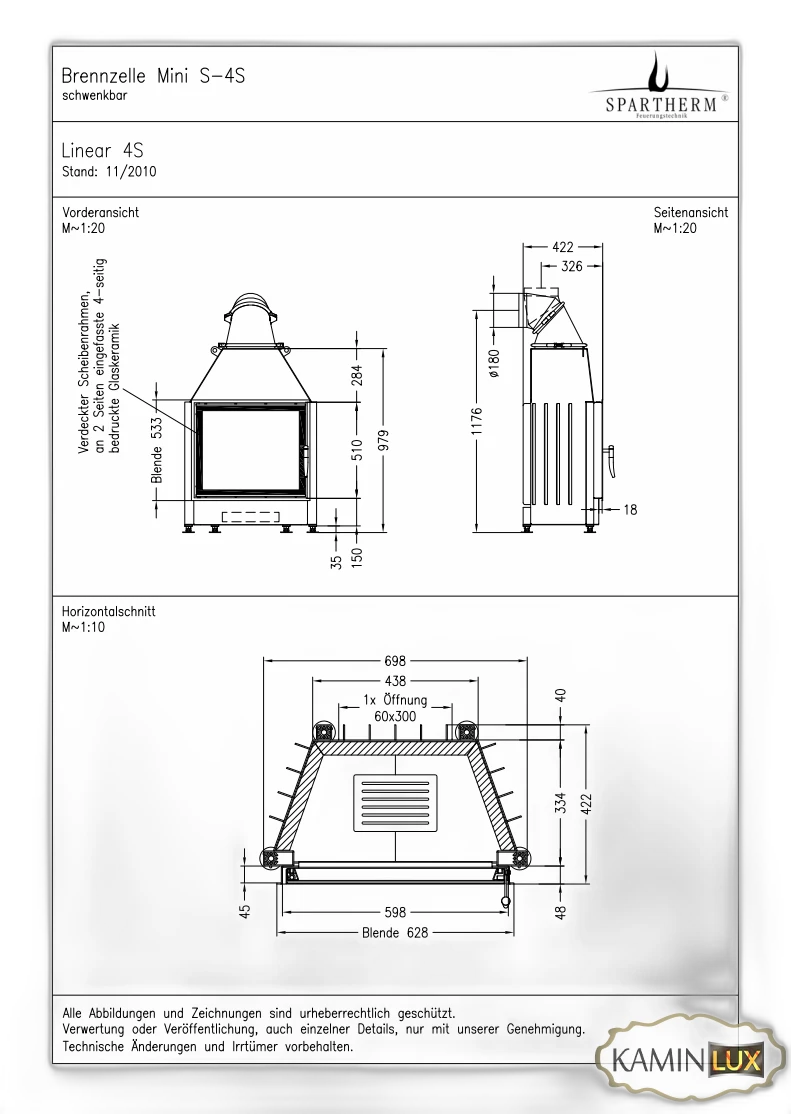 Камінна топка Spartherm Mini S