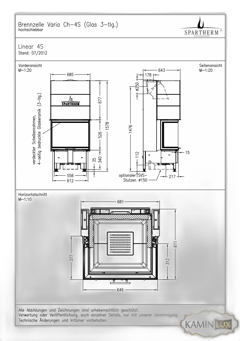 Камінна топка Spartherm Varia Ch