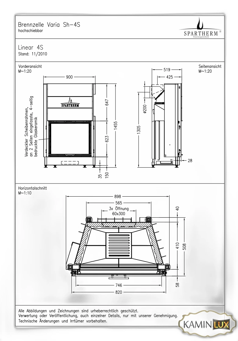 Камінна топка Spartherm Varia Sh