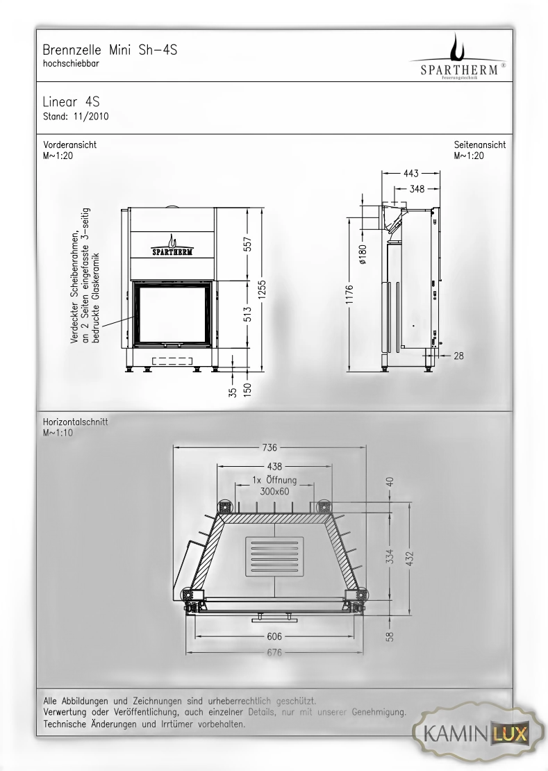 Камінна топка Spartherm Mini Sh