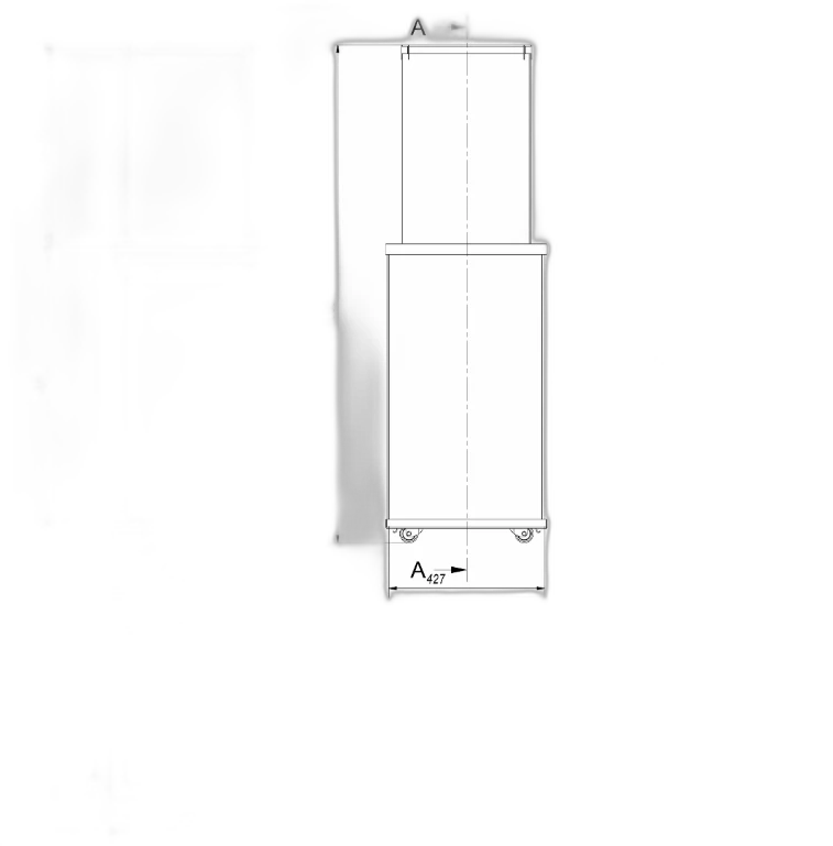 Газовий обігрівач Kratki PATIO MINI скло/чорний - дистанційне керування (пульт) (8,2 кВт)