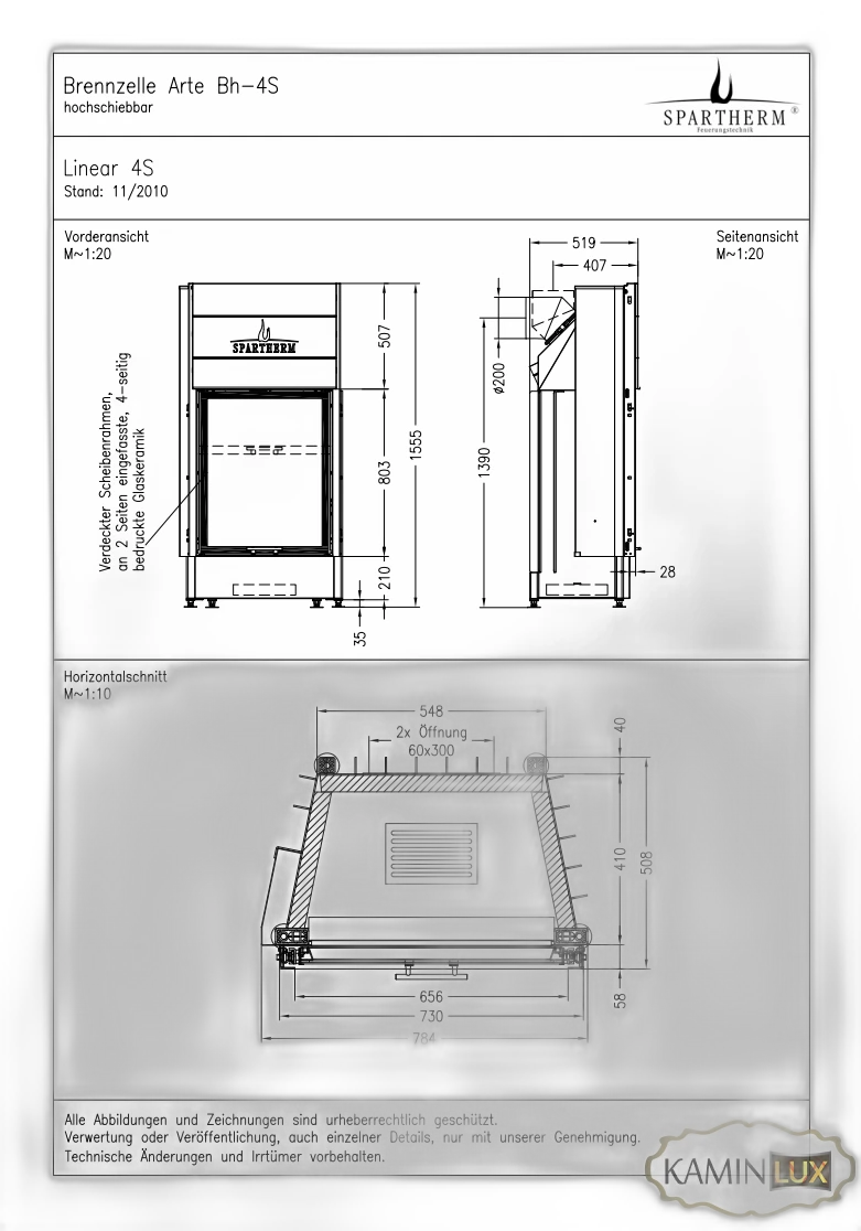 Камінна топка Spartherm Arte Bh