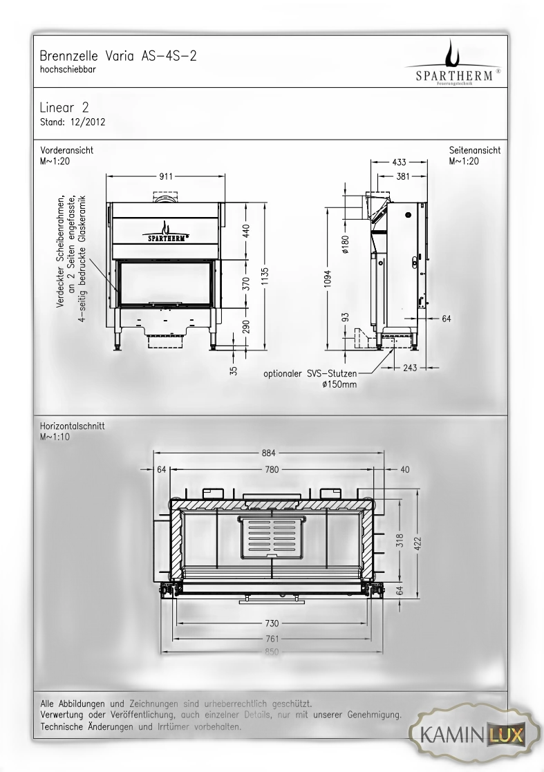 Камінна топка Spartherm Varia ASh