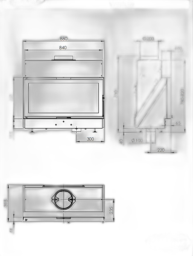 Камінна топка Dovre VISTA 902