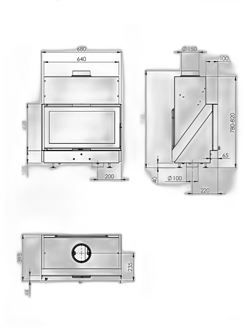 Камінна топка Dovre VISTA 702