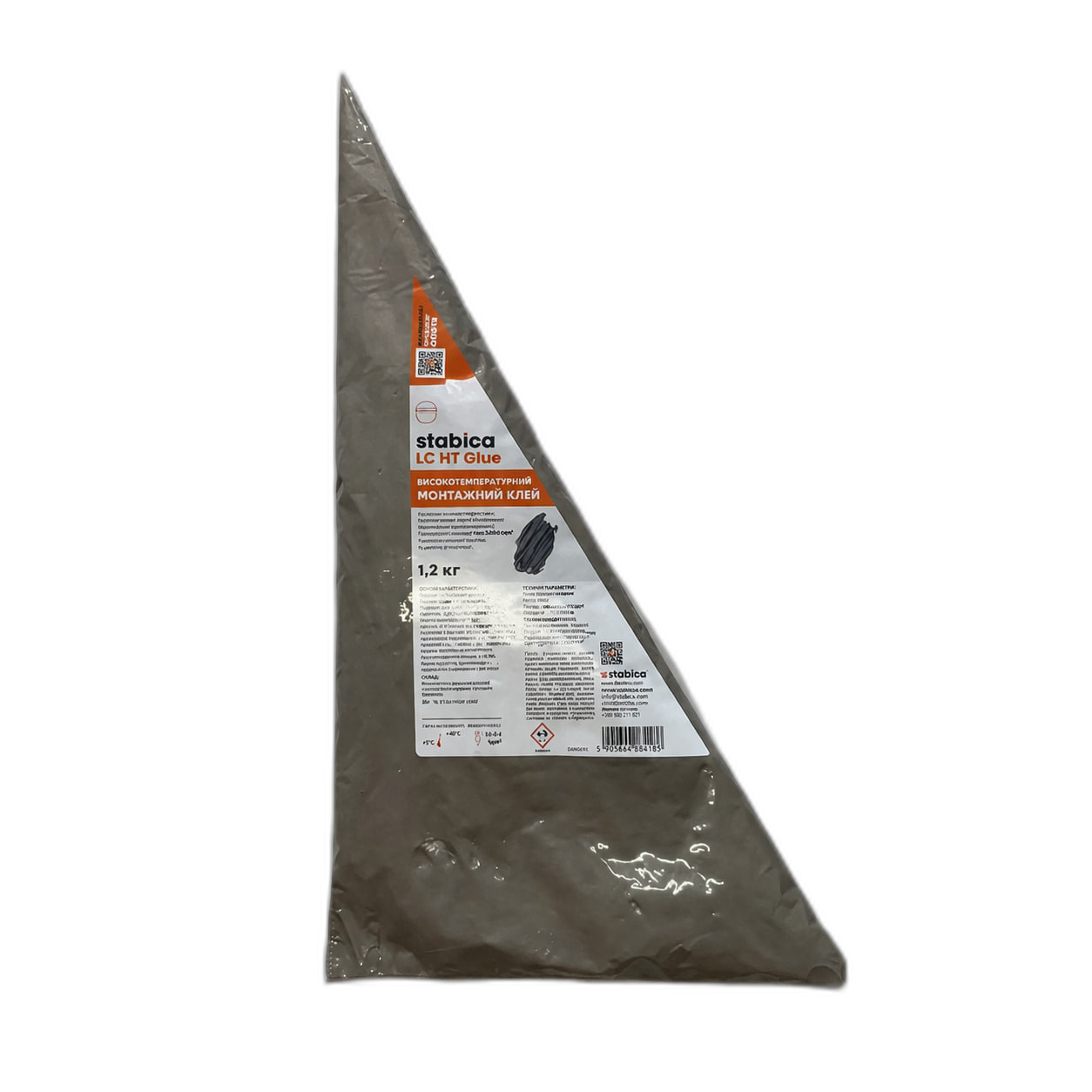 Клей STABICA LC HT GLUE 1,2 кг для ізоляційних плит Kratki