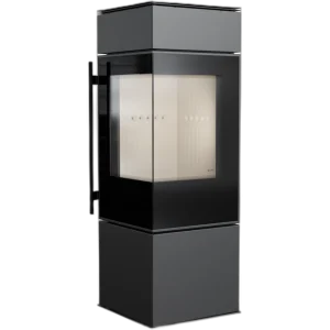 Сталева кутова піч-камін Kratki THOR 8 (8,0 кВт)