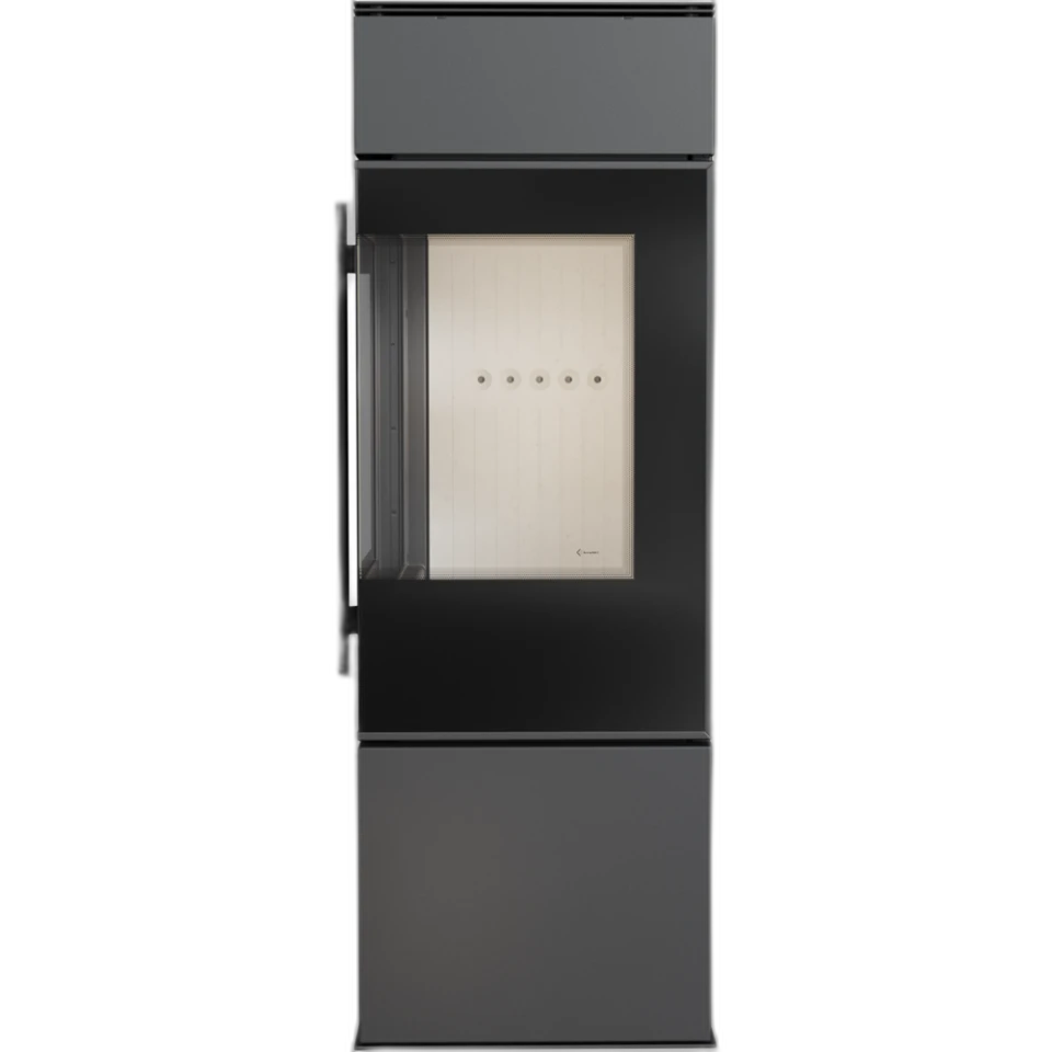 Сталева кутова піч-камін Kratki THOR 8 (8,0 кВт)