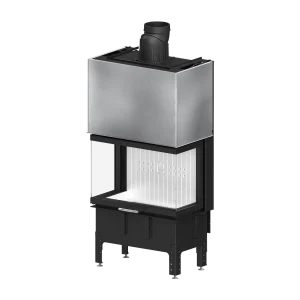 Камінна топка Hitze TRINITY TRI80X35X53