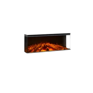 Трьохсторонній електрокамін La Nordica LUMEN 1200 з обігрівом (2в1 на стіну/в нішу)