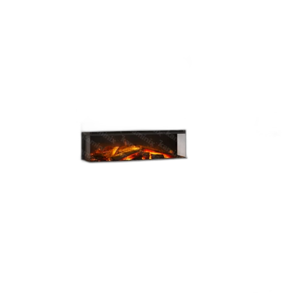 Трьохсторонній електрокамін La Nordica LUMEN 870 з обігрівом (з рамкою CHALK)