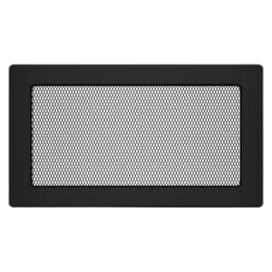Вентиляційна решітка для каміна SAVEN 17x30 чорна