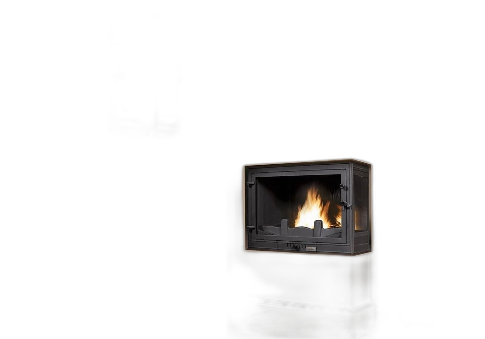 Камінна топка UNIFLAM 700 STANDARD праве скло з шибером
