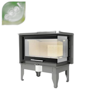 Камінна топка UNIFLAM 860 DURO праве скло гільйотина