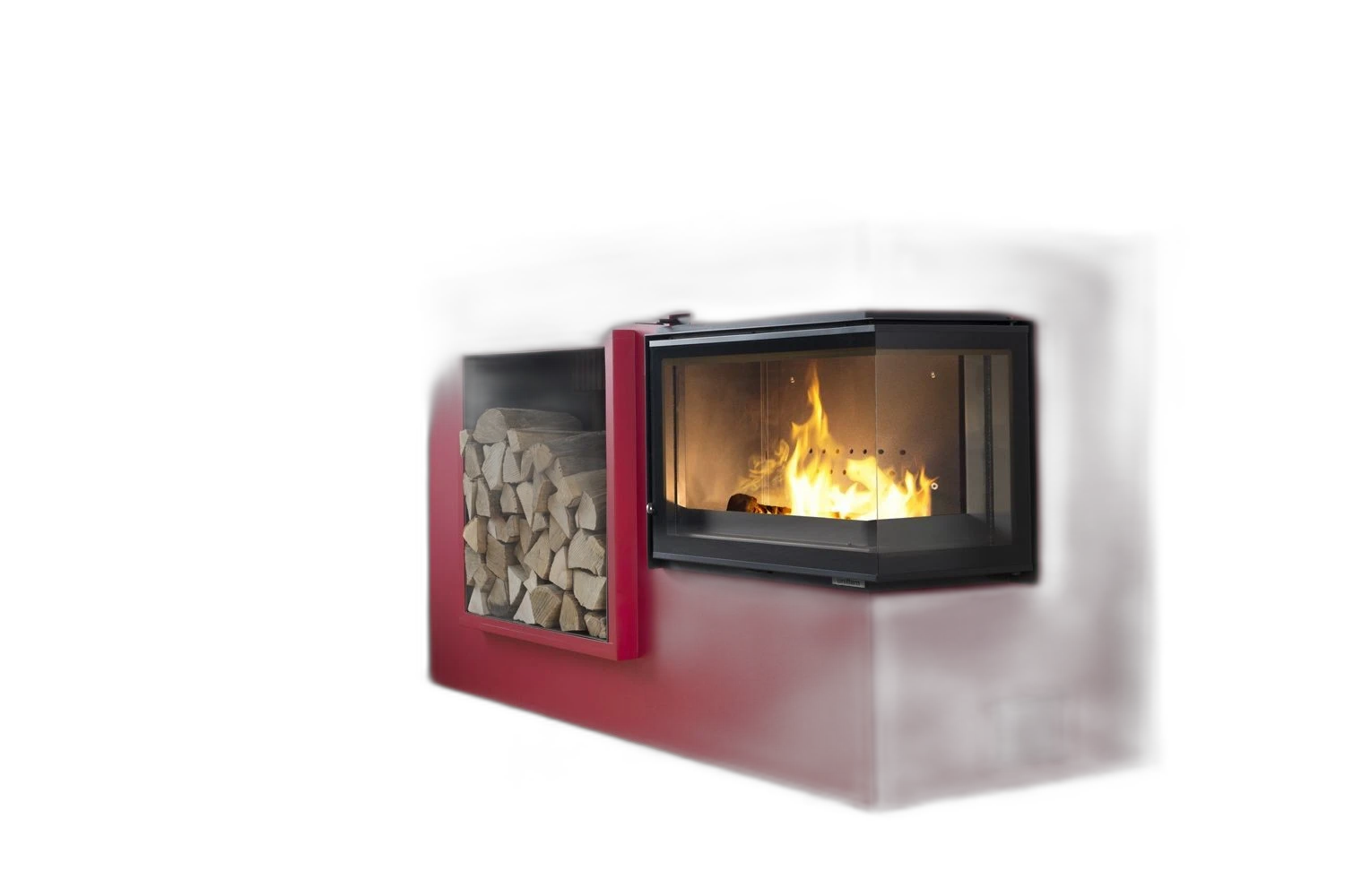 Камінна топка UNIFLAM 700 PLUS ECO ліве скло з шибером