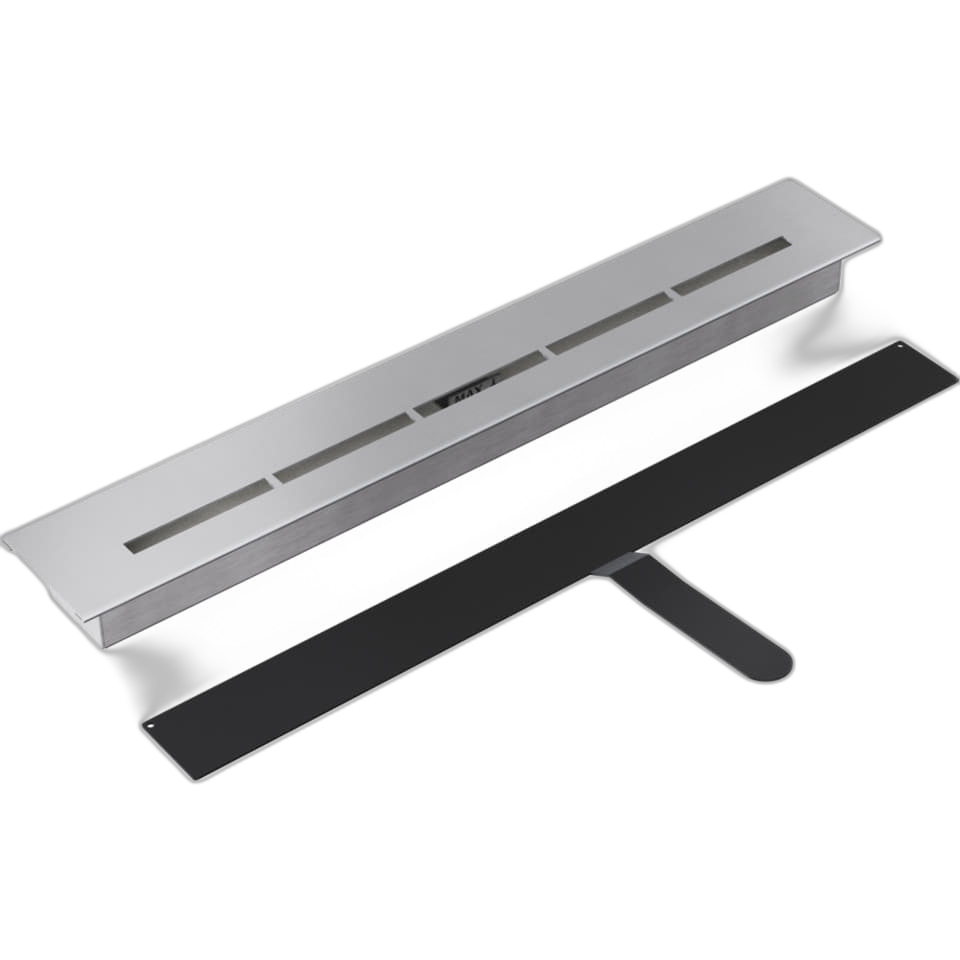 Біокамін Kratki DELTA 2 SLIM чорний зі склом