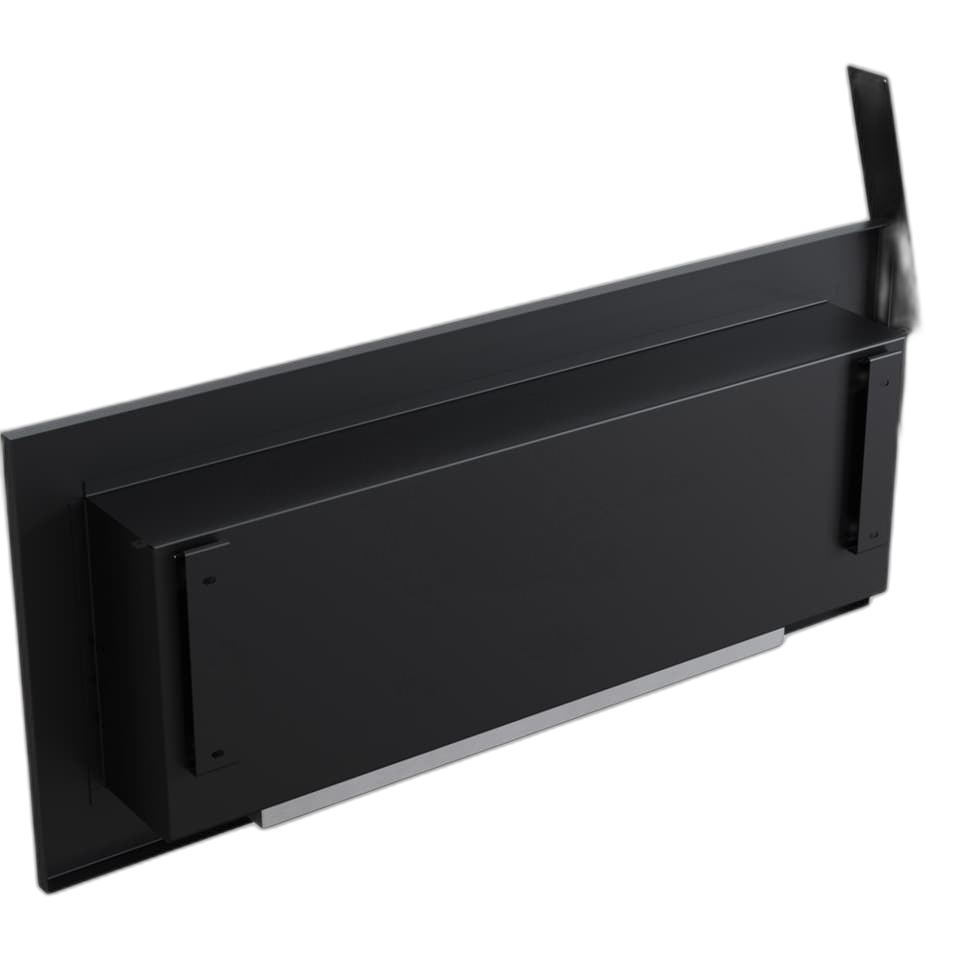 Біокамін Kratki DELTA 2 SLIM чорний зі склом
