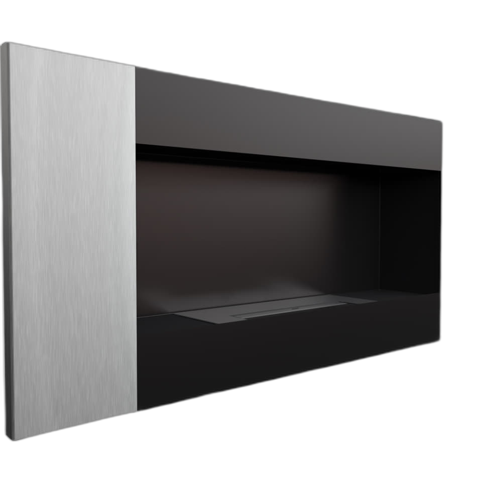 Біокамін Kratki DELTA 2 чорний VERTICAL з сертифікатом TUV
