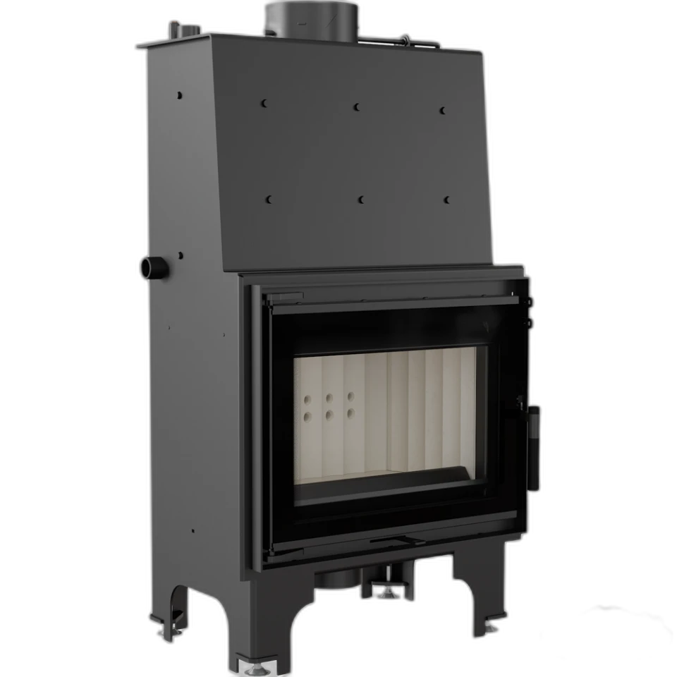 Камінна топка Kratki AQUARIO M12 PW GLASS (12 кВт)