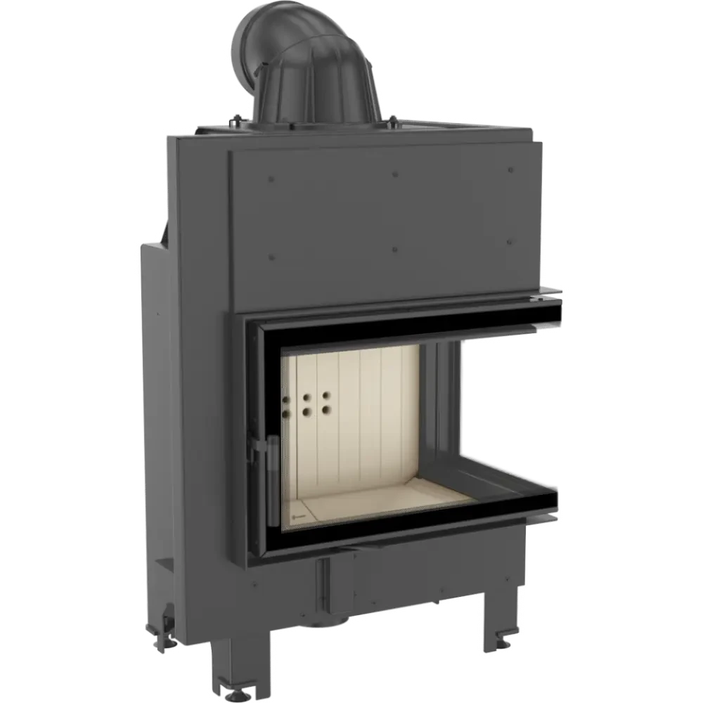 Камінна топка Kratki MBM 10 права BS гнуте скло (10 кВт)